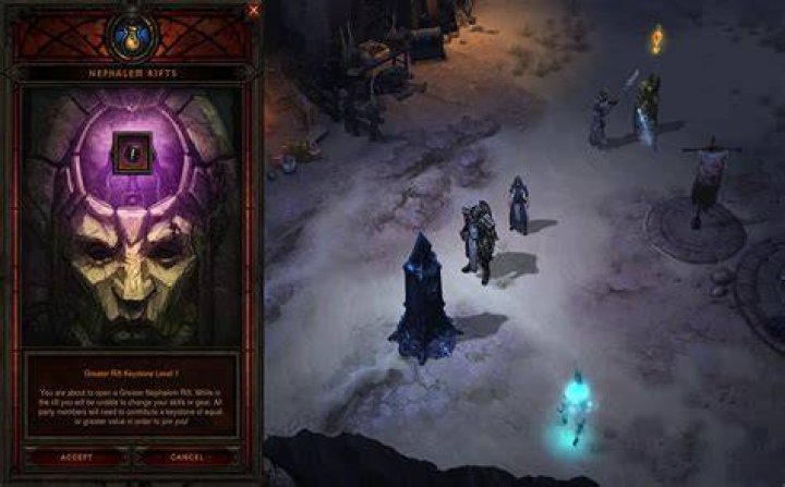 How is the level of a Greater Rift Keystone decided?