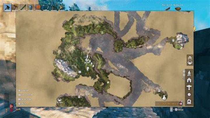 How large is the map in New World?
