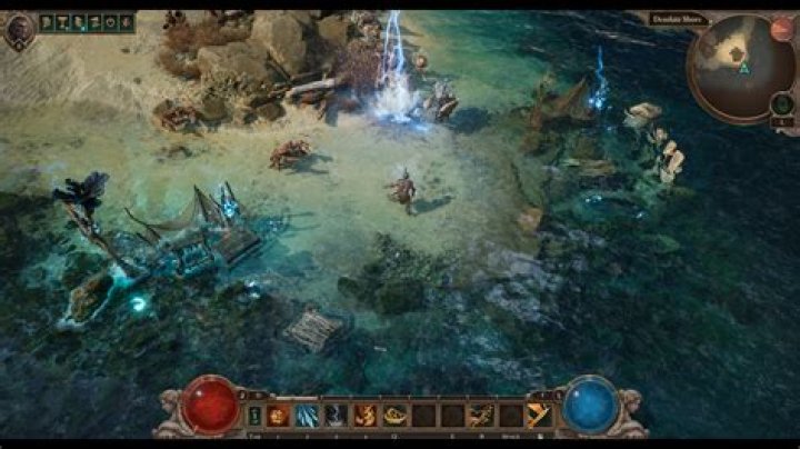 How many active skills on average do classes use in Titan Quest?