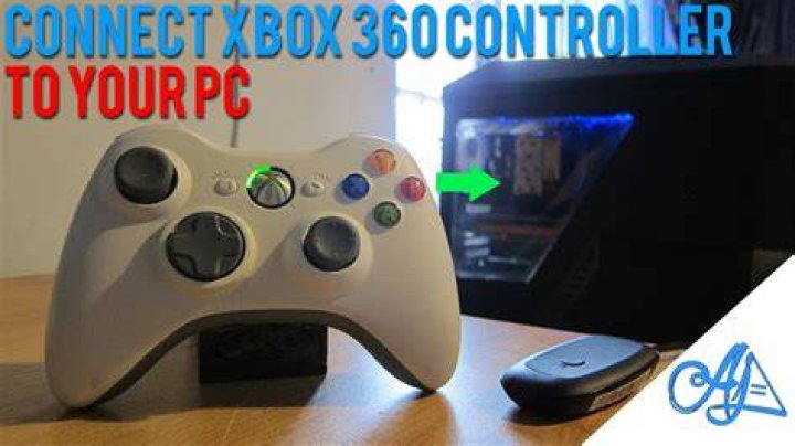 How to connect wireless Xbox 360 controller with USB?