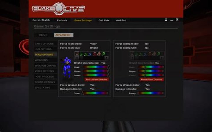 How to disable enemy models to have same color