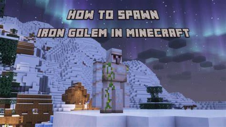How to get an Iron Golem Spawner in 1.13