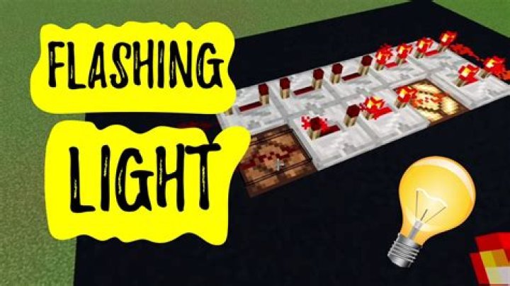 How to make flashing lights in Minecraft with repeaters?