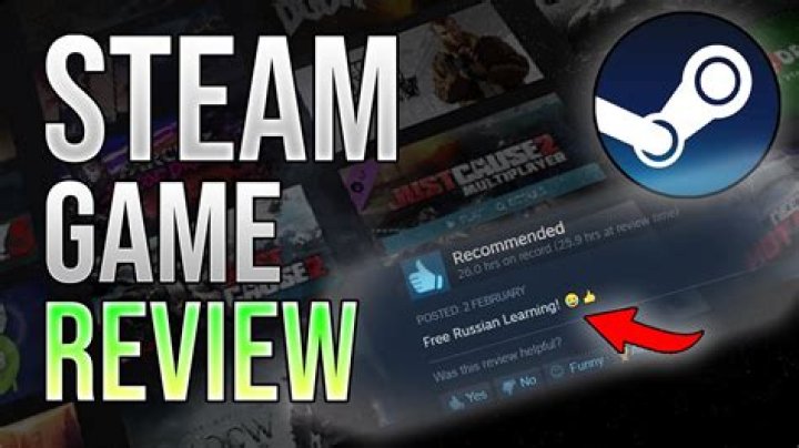 How to review a game in Steam library?