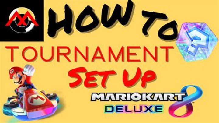 How to set up a Mario Kart tournament with multiple players per round