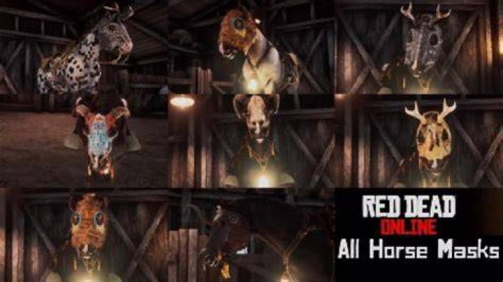 How to unlock horse masks in RDR2?