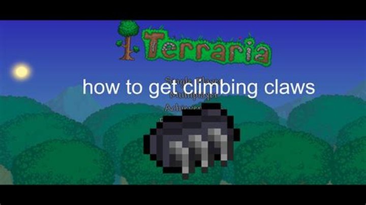 I can't find climbing claws in terraria