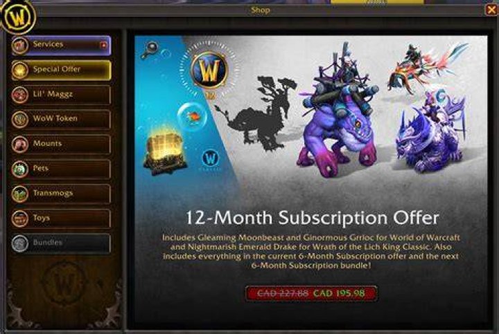 If your WoW subscription expires, do you go back to "Starter Edition"?