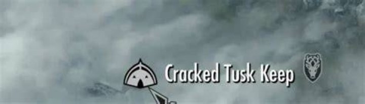 Is Cracked Tusk Keep supposed to be empty?