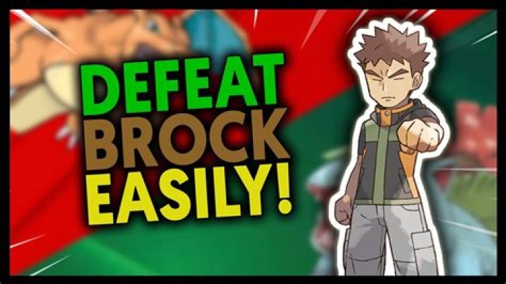Is it possible to beat Brock in the first battle with him?