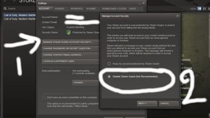 Is it possible to disable Steam Guard?