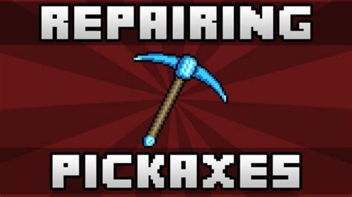 Is it possible to repair pickaxes in Starbound 1.0?