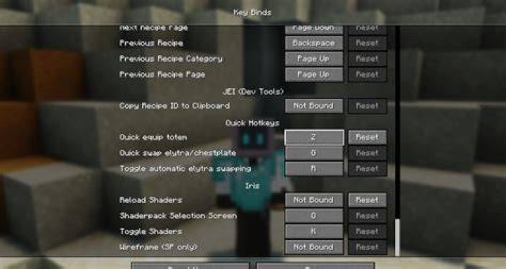 Is there a hotkey for the crafting window?