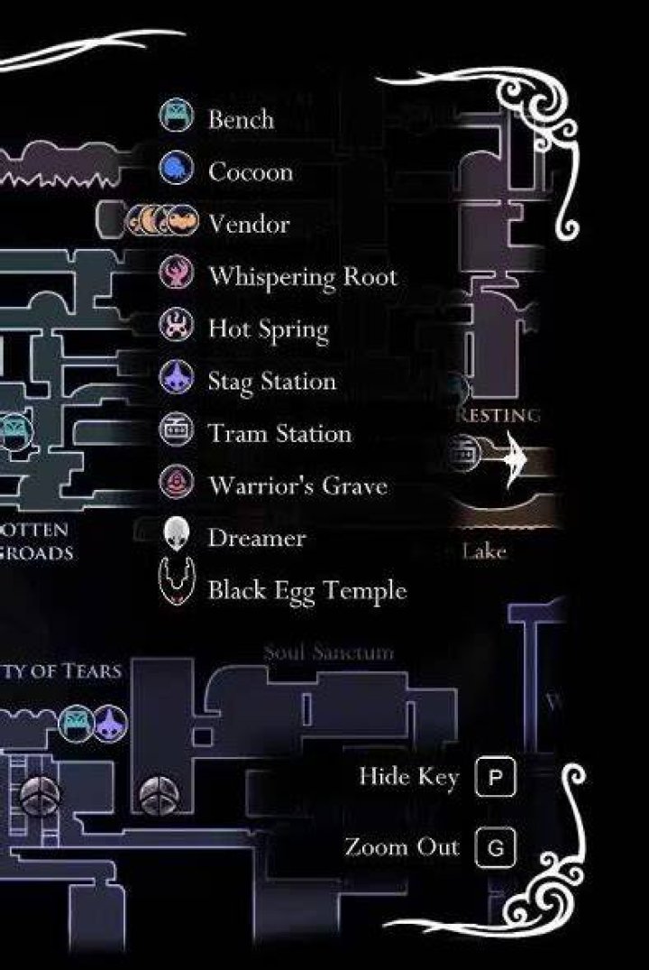 Is there a key for the map icons in game?