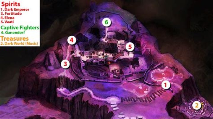 Is there a list of all the required spirits I need to progress in World of Light?
