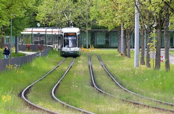 Is there a tram-only track similar to railtracks?