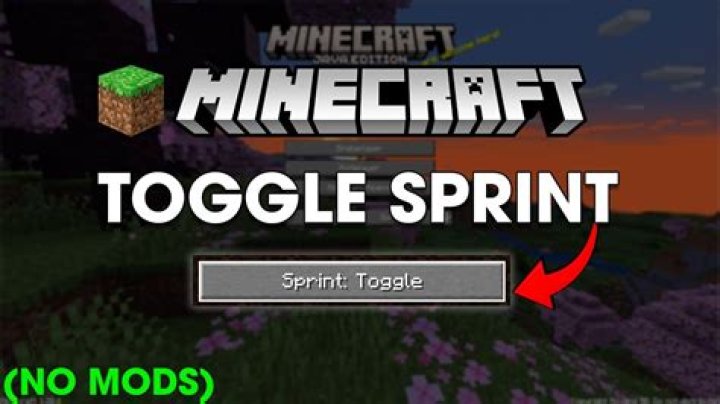 Is there a way for me to toggle sprinting in Minecraft 1.8.9?