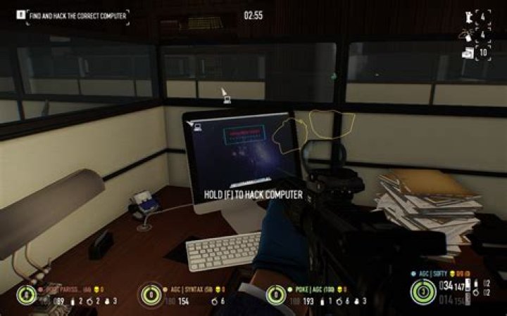 Is there a way to determine which computer I need to hack in The Big Bank heist?