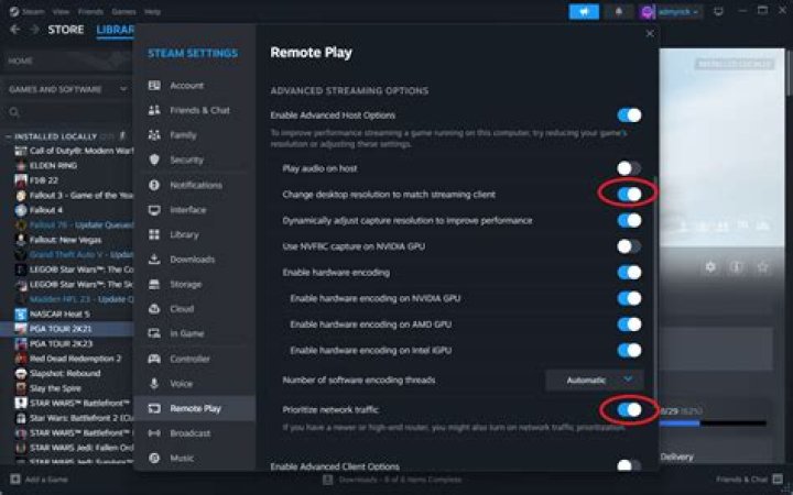 Is there a way to force a direct connection for Steam remote play from outside of the host pcs network?
