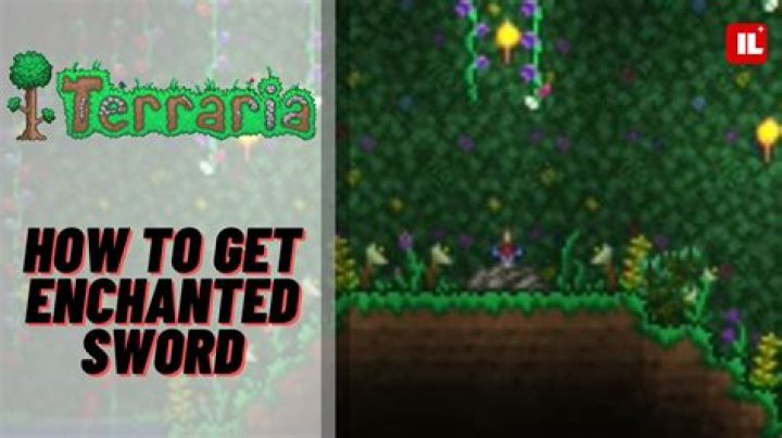Is there an enchanted sword in 3ds terraria?