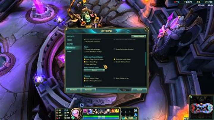 League of Legends - Skill/Cooldown keys