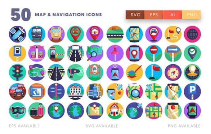 Map icons 