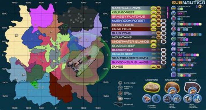 Map of Subnautica