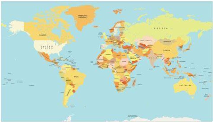 Map of the world