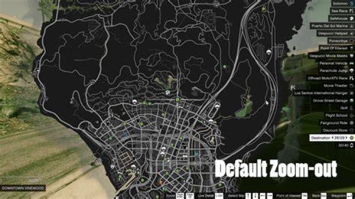 Map Screen - Zoomed out
