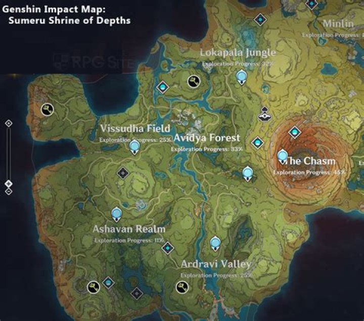 Map with Shrine location