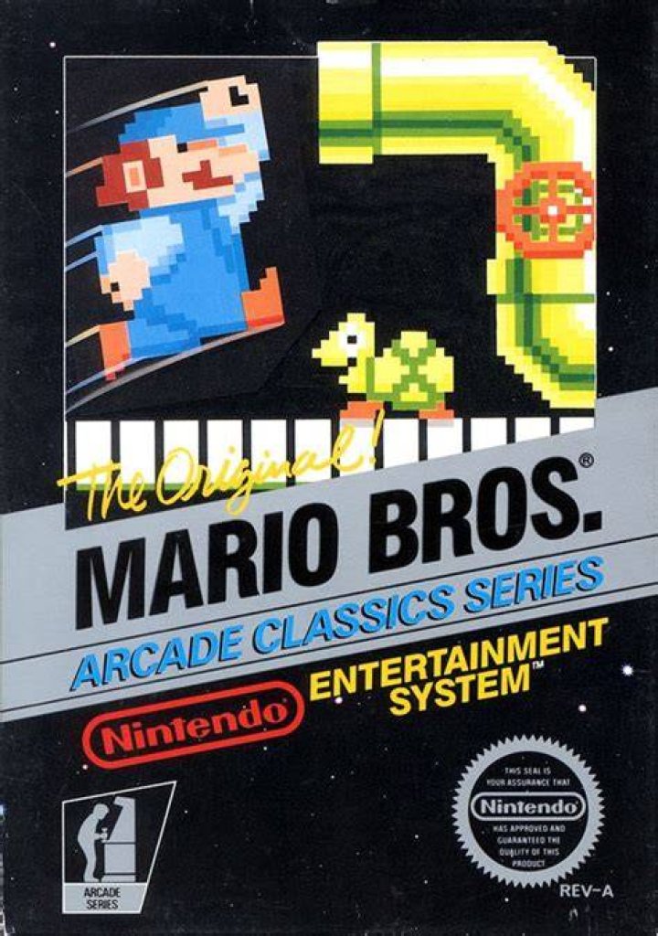 Mario Bros. NES box art