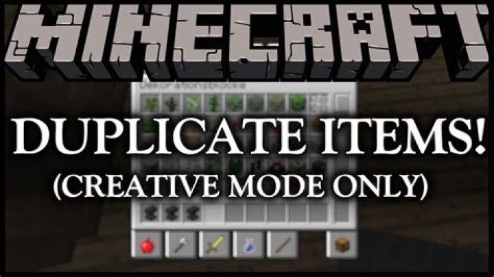 Minecraft Creative - Click Duplicate Items