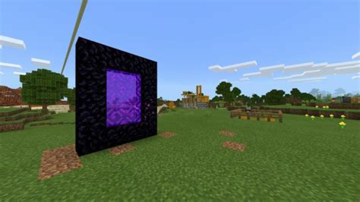 Minecraft PE nether portal