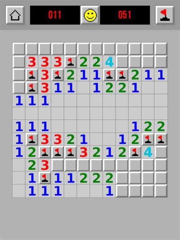 Minesweeper board