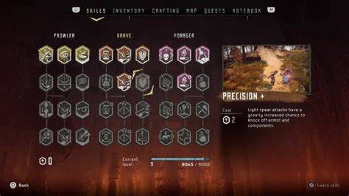 My lv9 skilltree