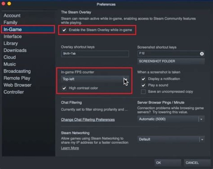 my steam setting