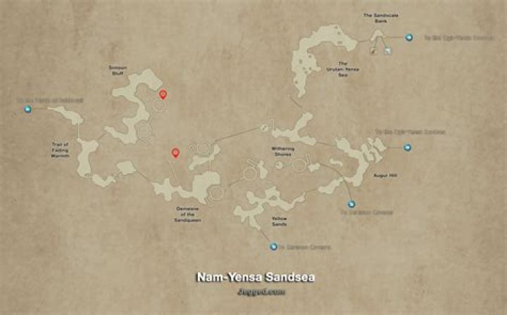 Nam-Yensa Sandsea, Simoon Bluff