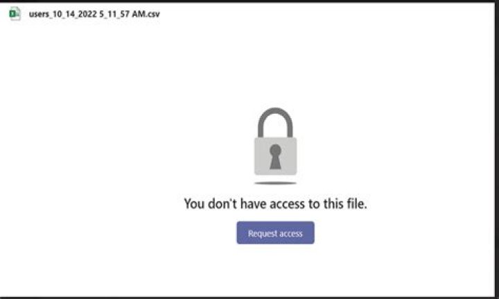 no access to email