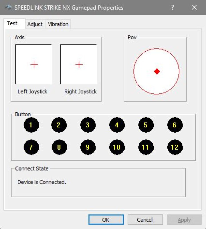 NX DirectInput Properties