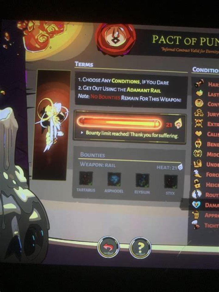 Pact of punishment for rail