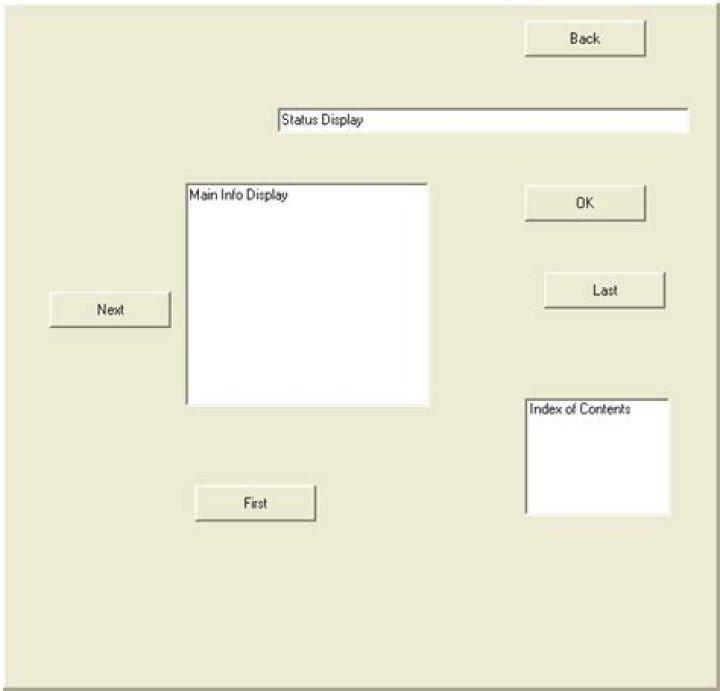 Part of the GUI of a hopper with 41 paper items in the first slot and 1 paper item in every other slot