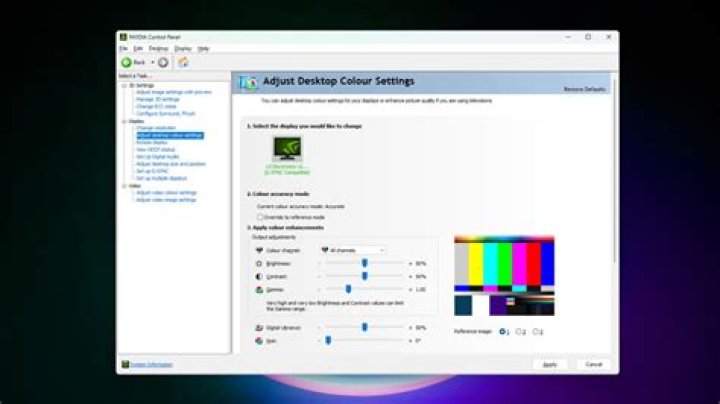 Picture from Nvidia Control Panel