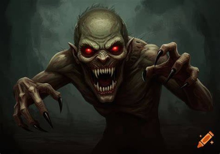 Picture of a monster with warlord's grip and extra life