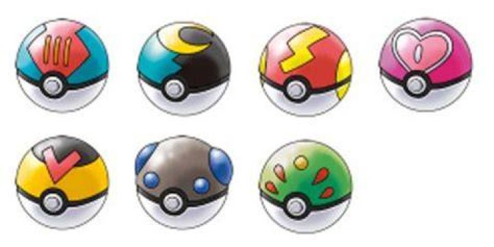 picture of pokemon ball in status menu. ball is pink on top and white on the bottom. the top has a white heart outline and a vertical line in the middle