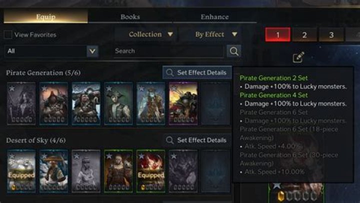 Pirate Generation - Damage +100% to Lucky Monsters.
