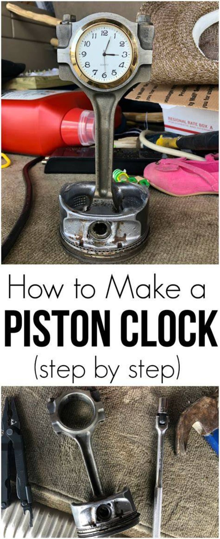 Piston clock