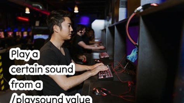Play a certain sound from a /playsound value