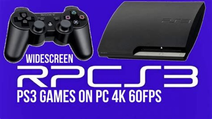 PS3 setup screen