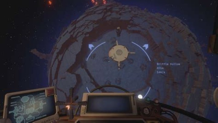 Quantum Moon at Brittle Hollow