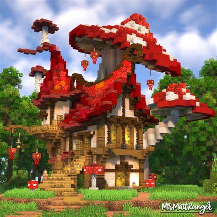 Red Mushroom House in World 4